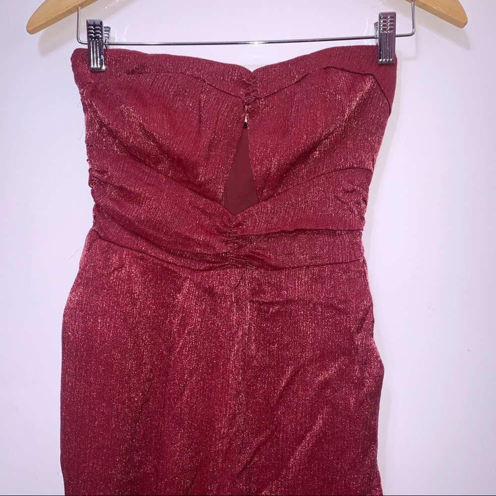 X Revolve Opal Jumpsuit In Raspberry Red - image 4